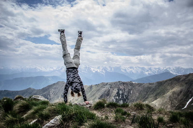 Verticale e divertimento in vetta