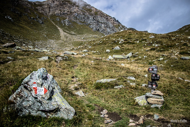 Sentiero verso il Monte Orsiera