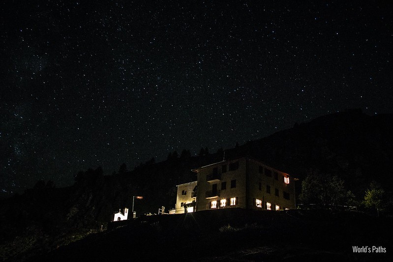 Notte al Rifugio Selleries